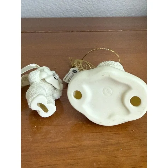 Vtg Dept 56 Snowbabies Ornaments 1986 "Angelic Wishes" 2001 Retired "Starshine" - Picture 8 of 11